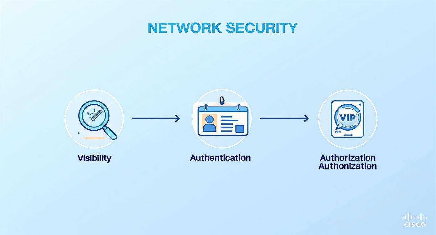 Infographic about what is cisco ise