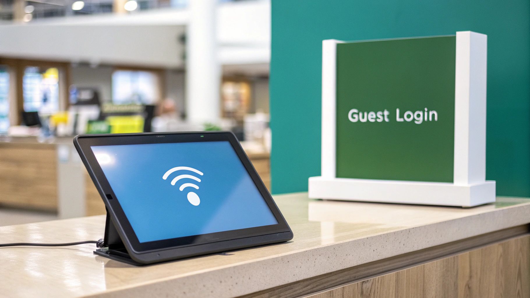 A person connecting to a Wi-Fi network on their smartphone