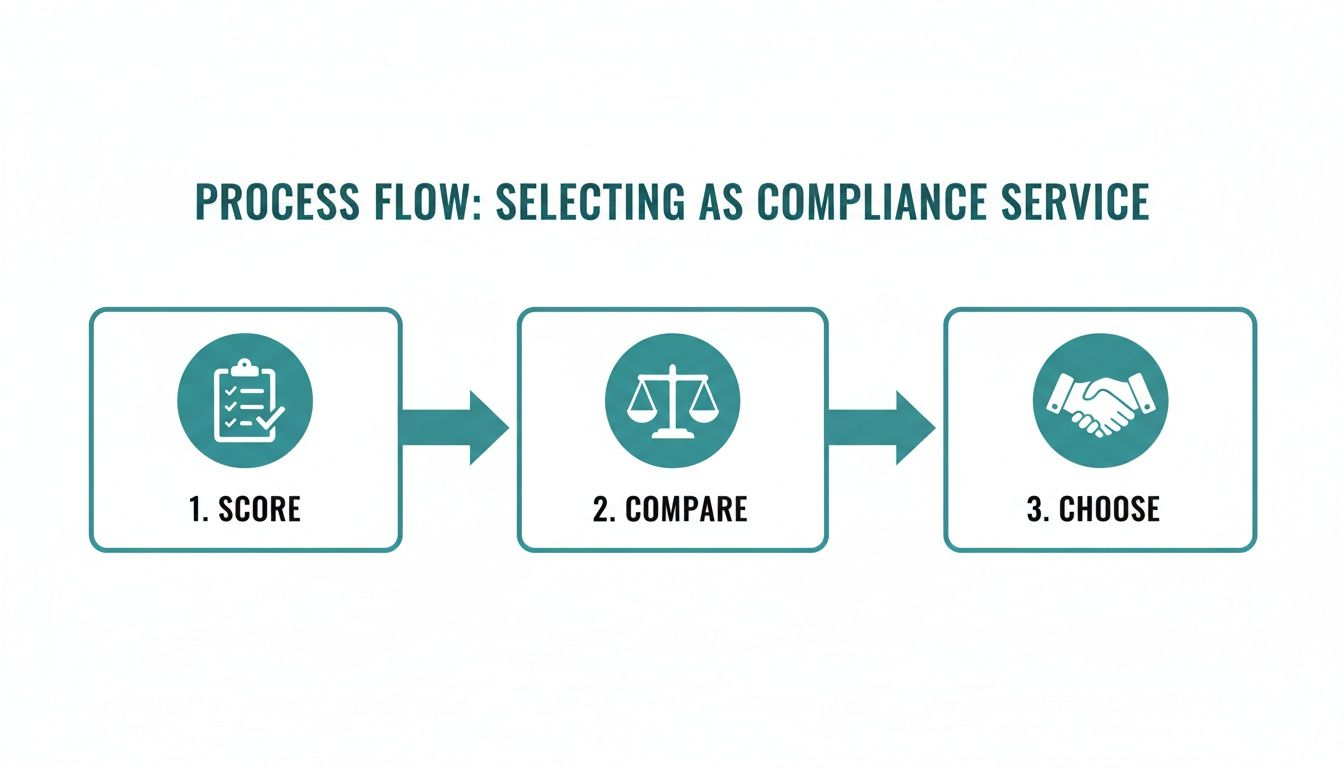 Infographic about regulatory compliance service