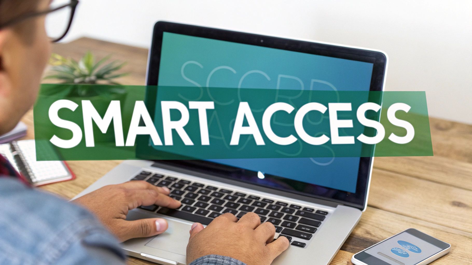 A user connecting to a public Wi-Fi network on their laptop, illustrating the concept of a captive portal.