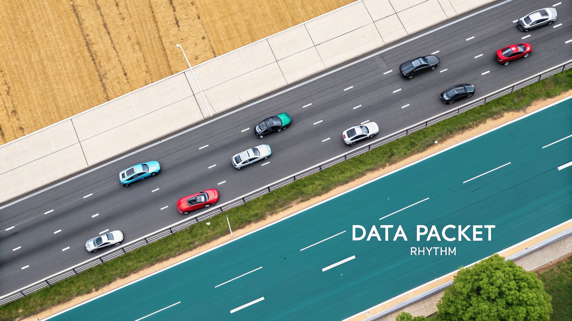 Wi-Fi signals radiating from an access point, illustrating network connectivity