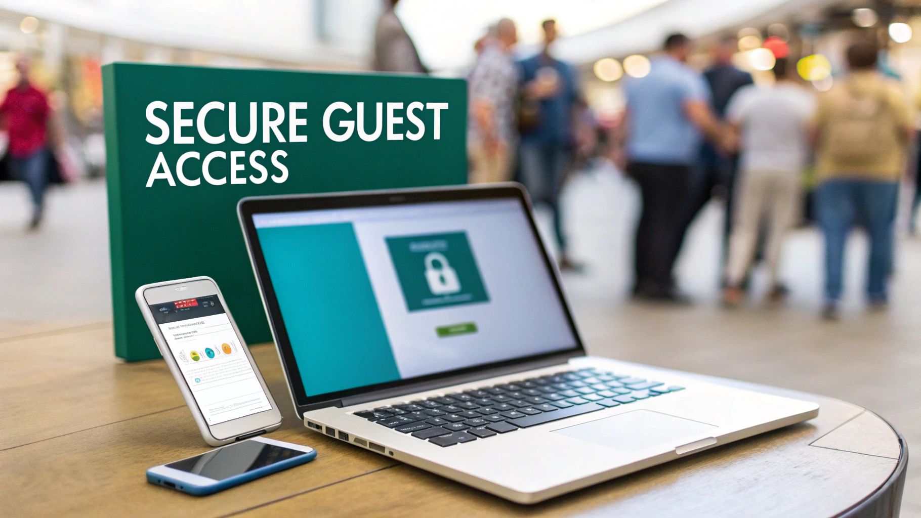 A wireless signal icon representing WiFi network layers.