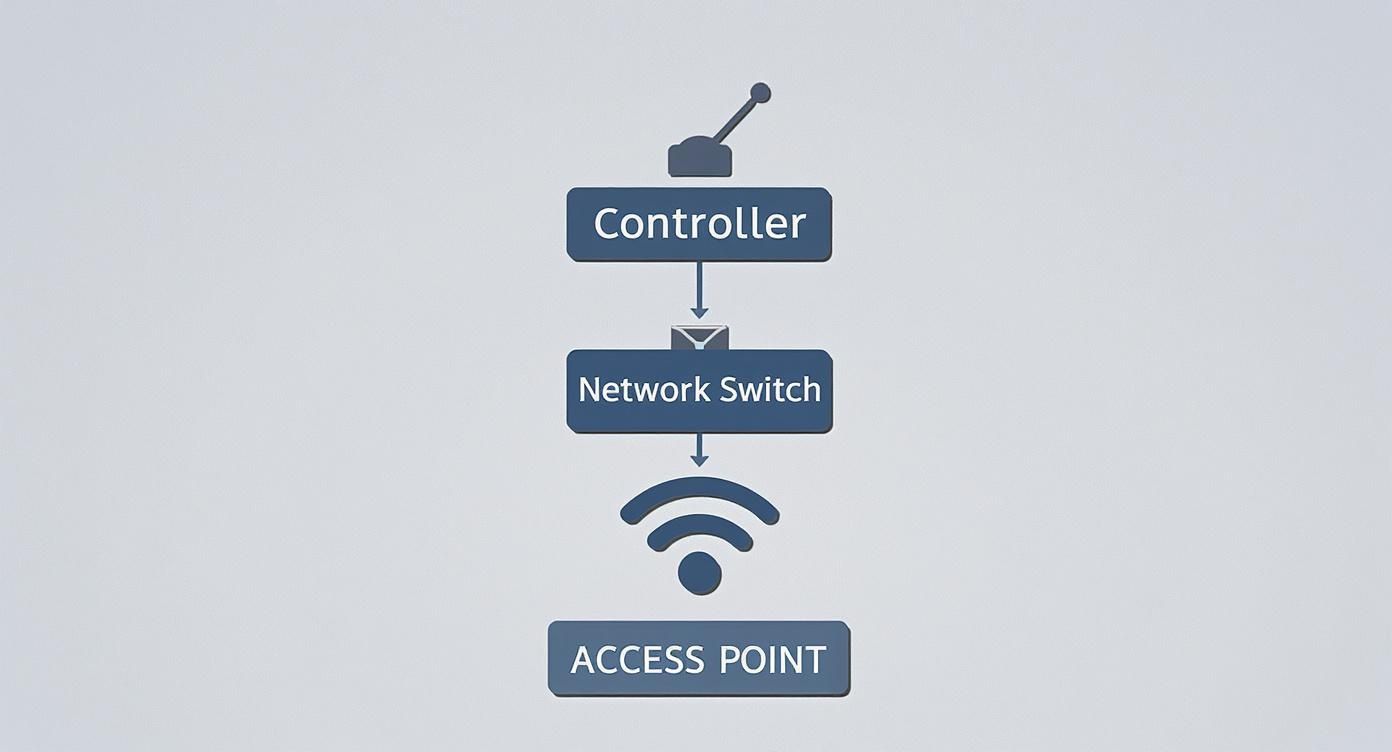 Infographic about wireless network solution