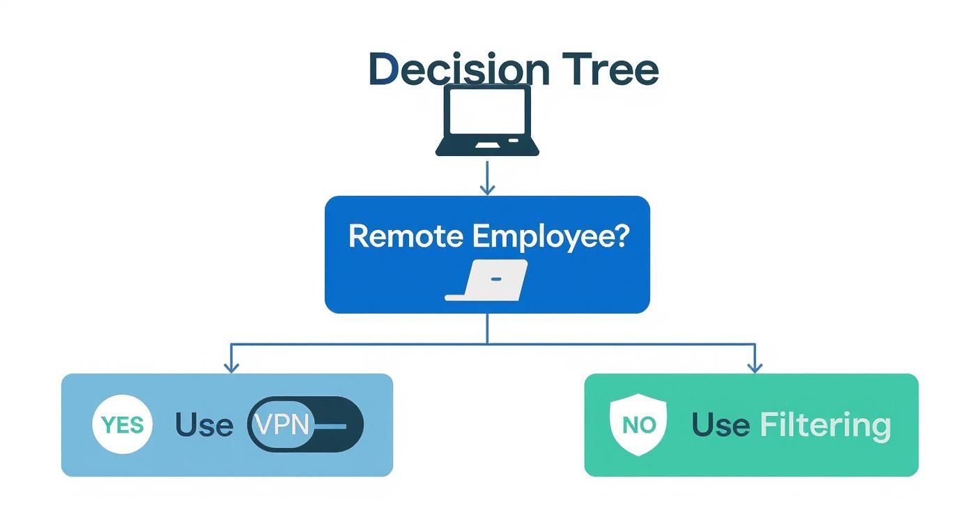 Infographic about types network security
