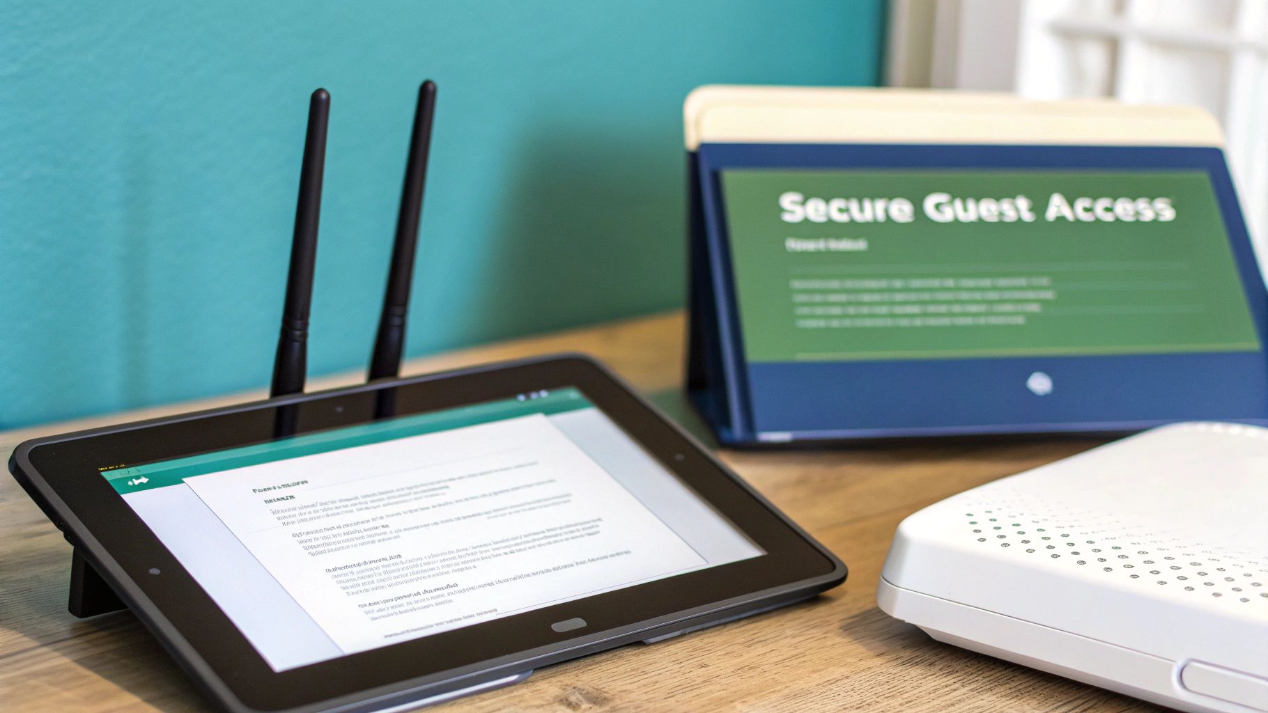 A person connecting to a Wi-Fi captive portal on their smartphone in a public space.