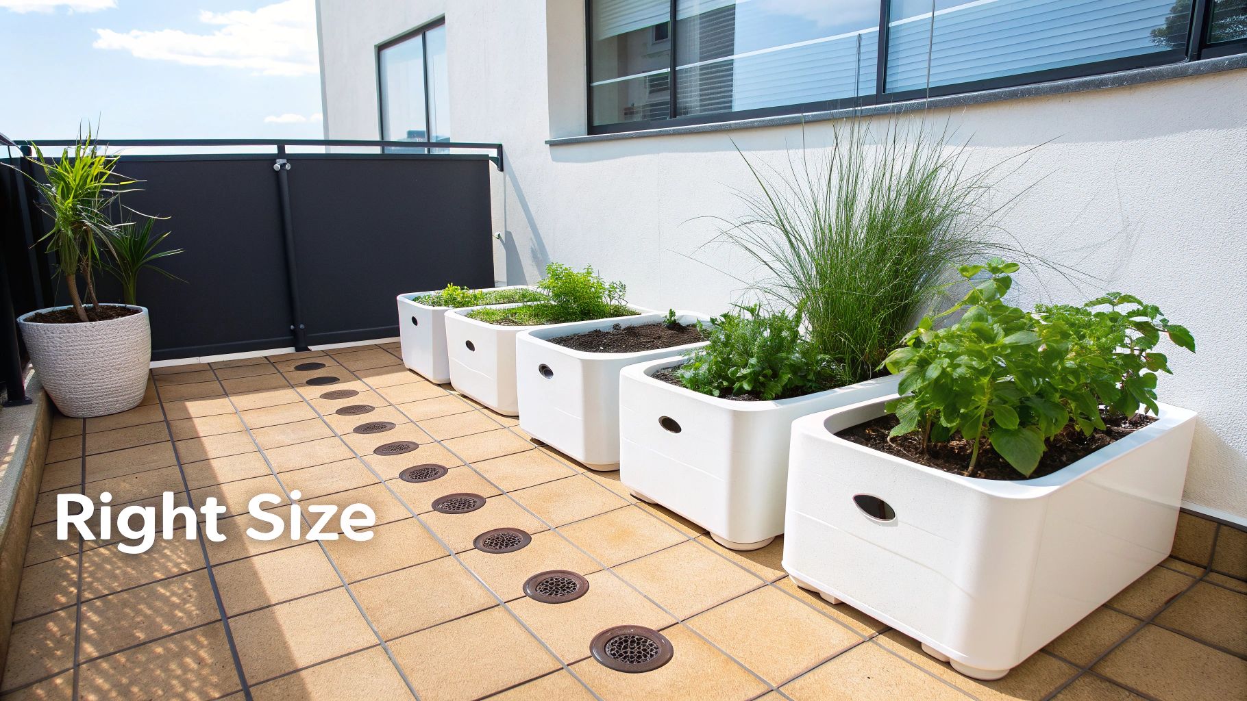 Choose the Right Container Size and Drainage