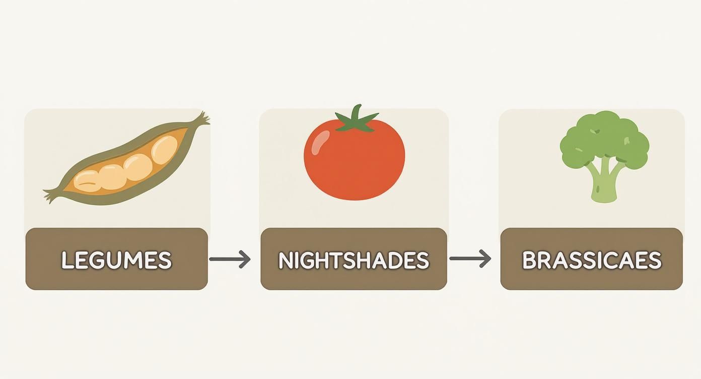 Infographic about what is crop rotation