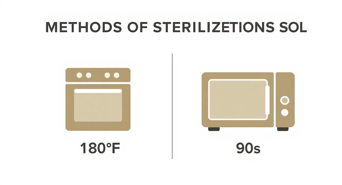 Infographic about how to make potting mix