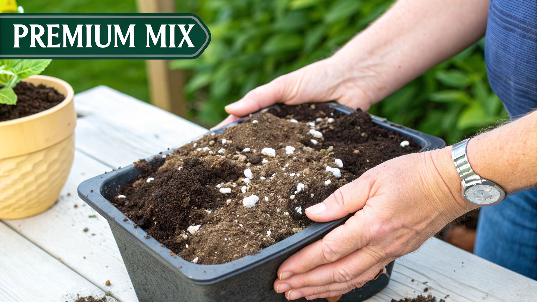 Select High-Quality Potting Mix