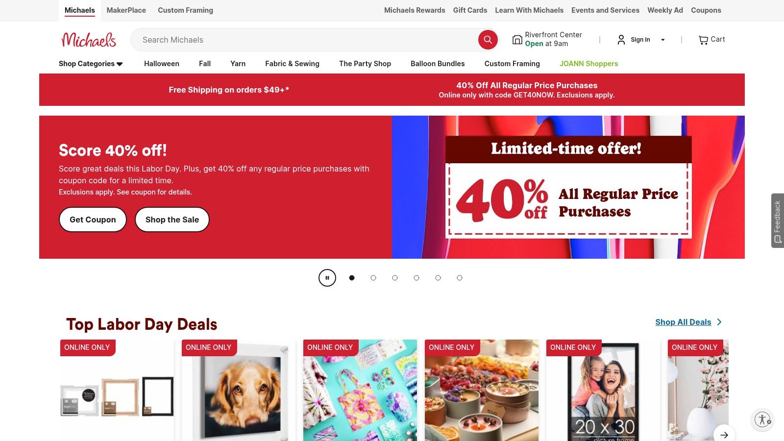 Michaels (including MakerPlace by Michaels)
