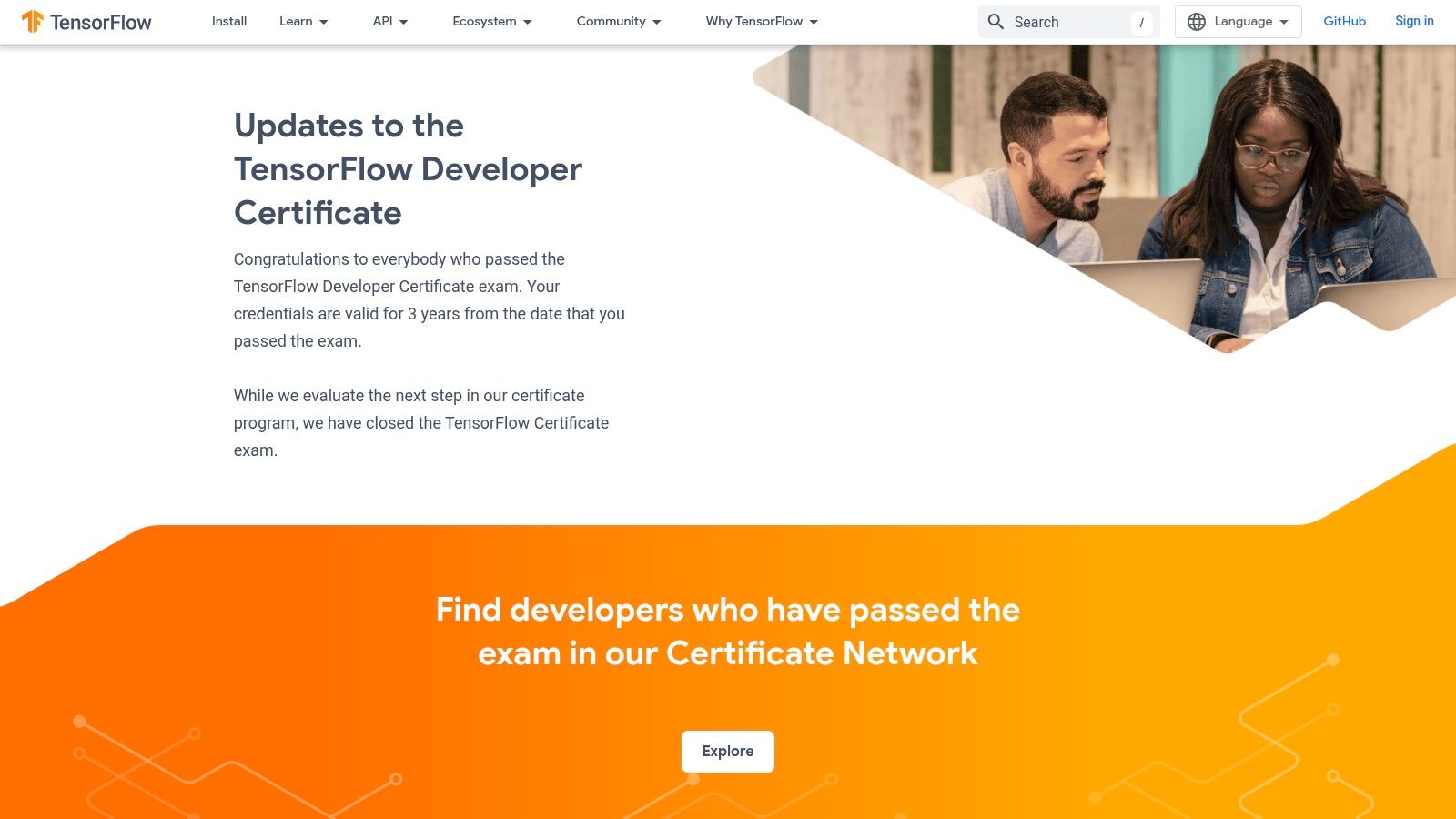 TensorFlow Developer Certificate