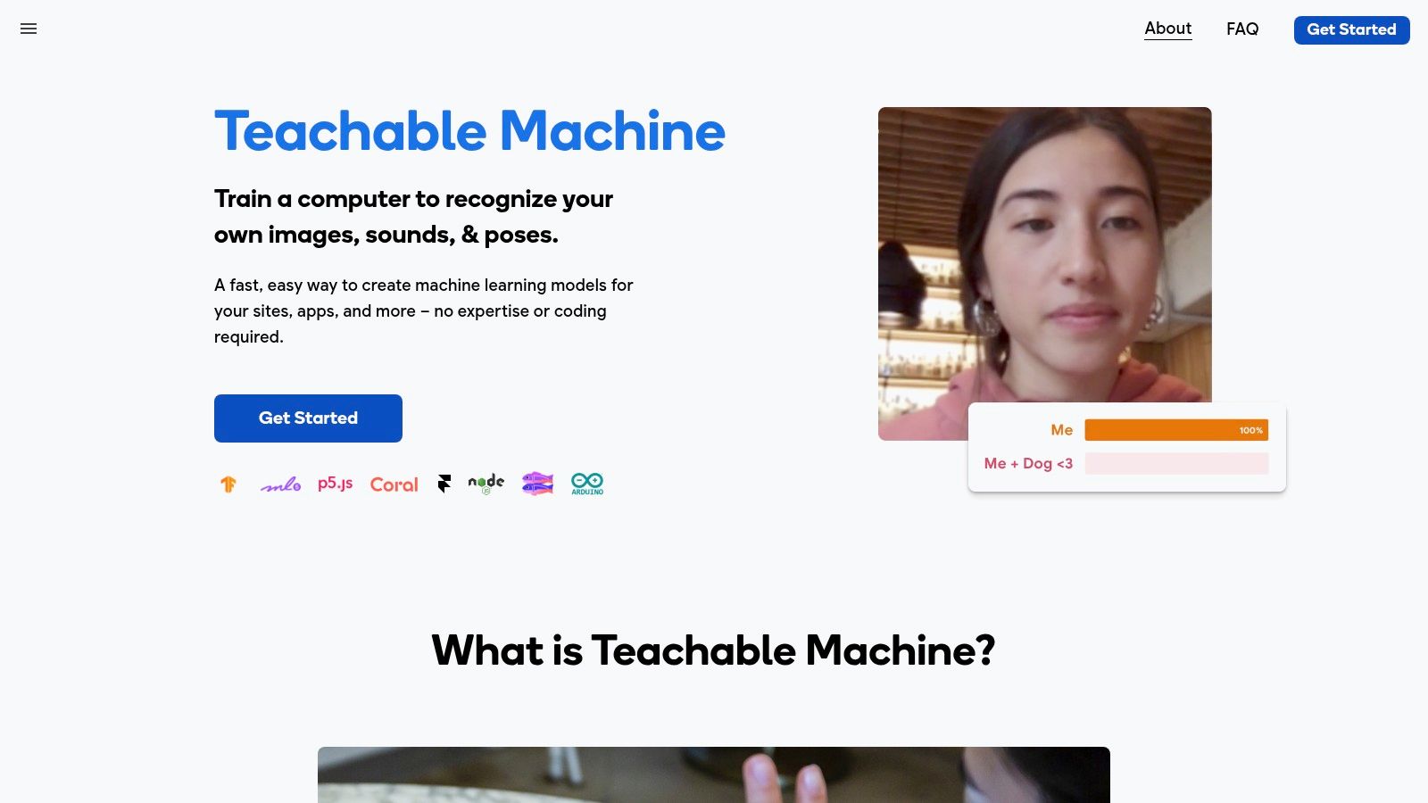 Teachable Machine (Google)
