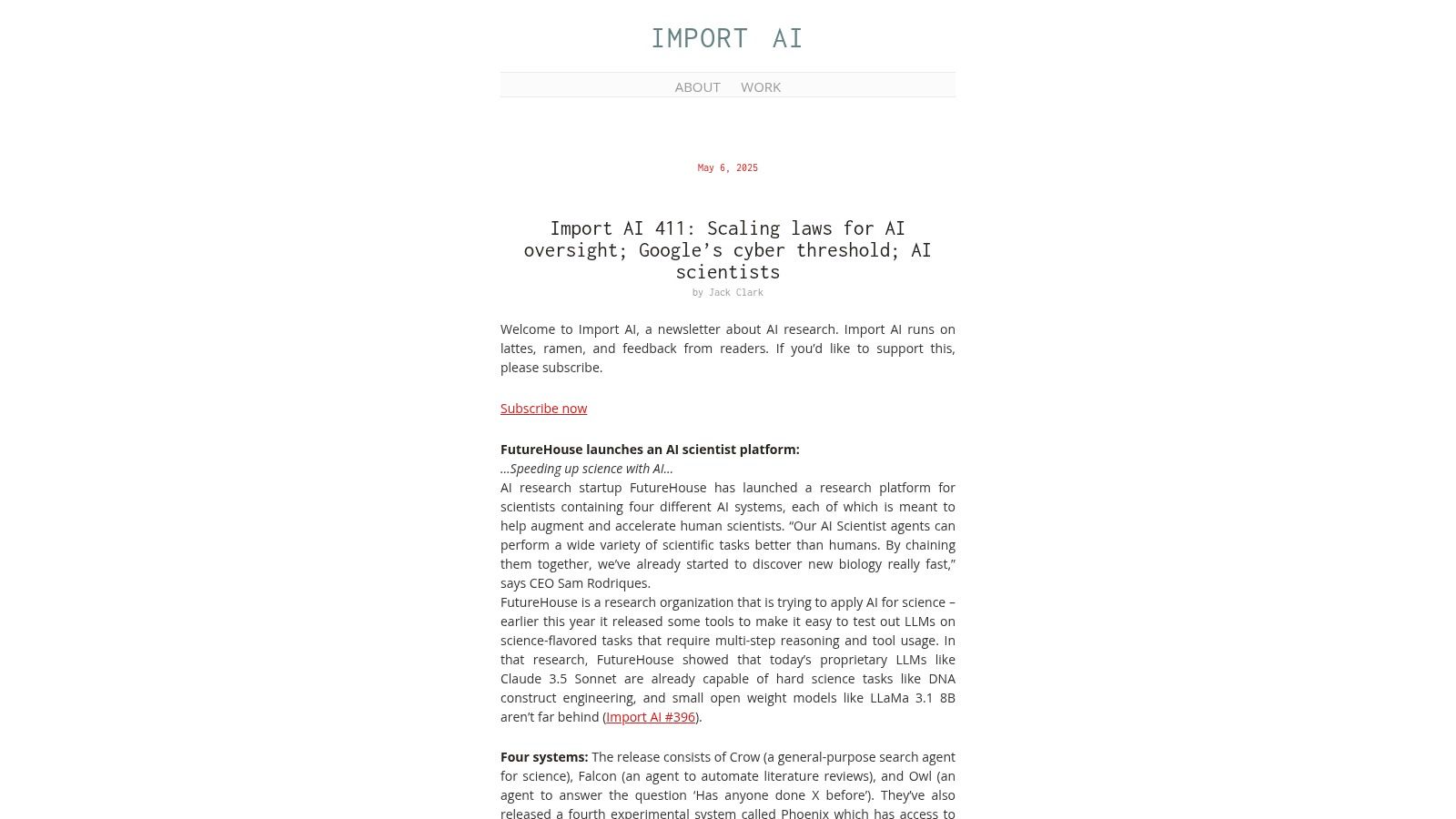 Import AI