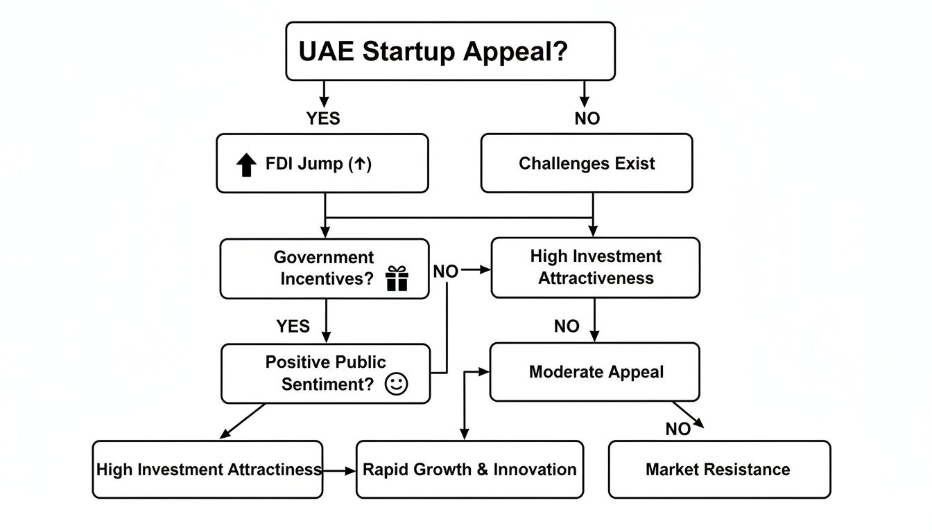 Infographic about how to start a company in uae