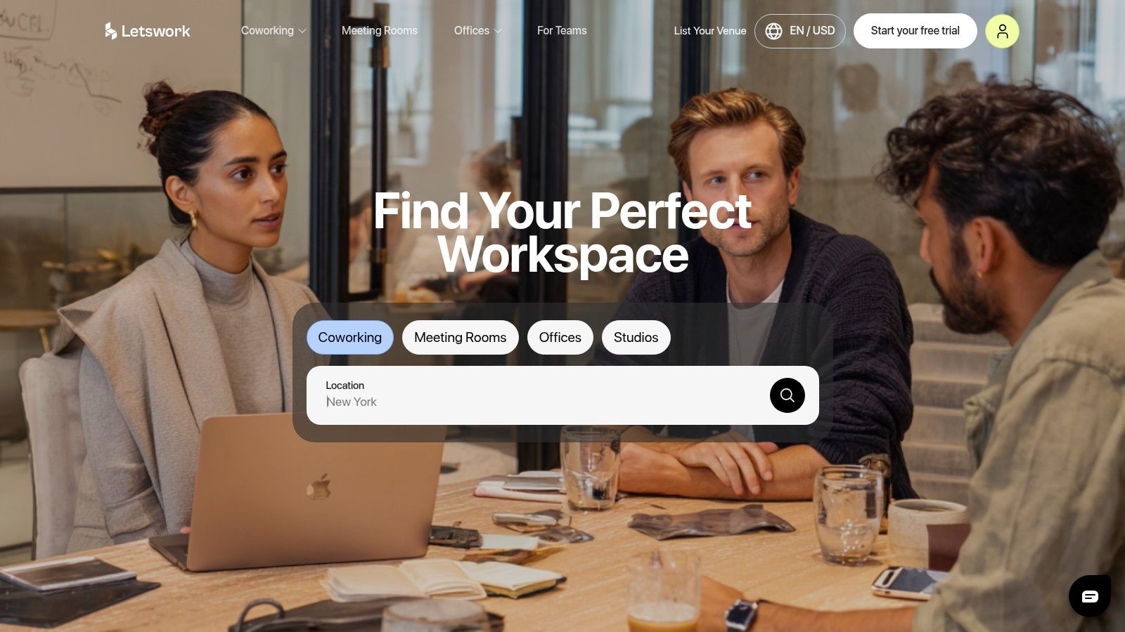 Letswork: The Ultimate Platform for Coworking Flexibility