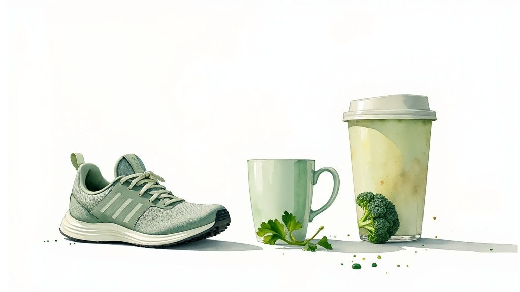 A healthcare professional discussing results with a patient.