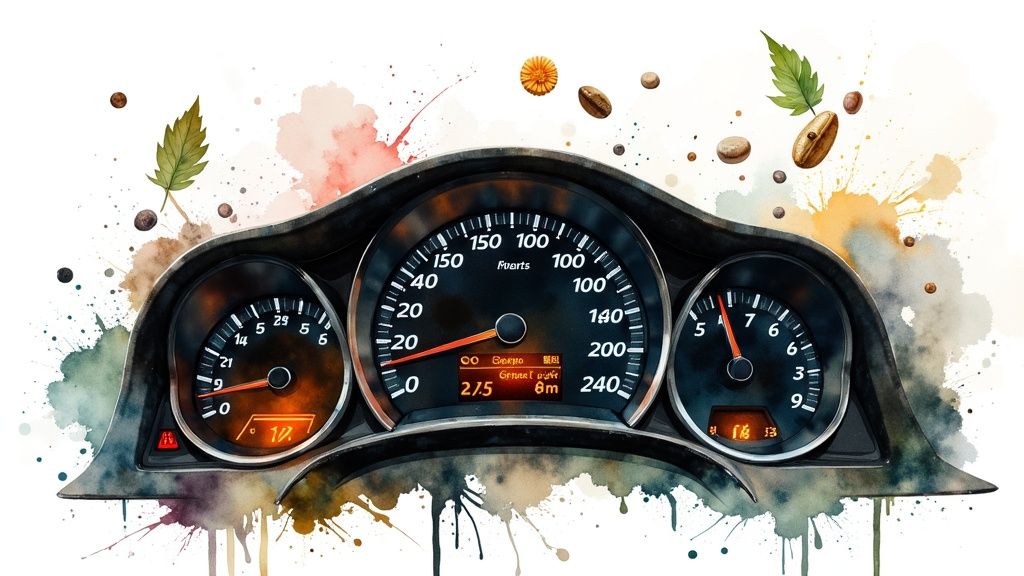 A person looking at their blood test results on a tablet, feeling empowered and informed.