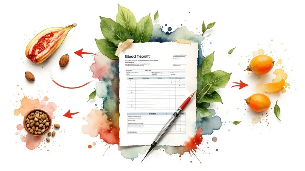 A close-up shot of a vibrant, healthy meal being prepared, featuring colourful vegetables and lean protein.