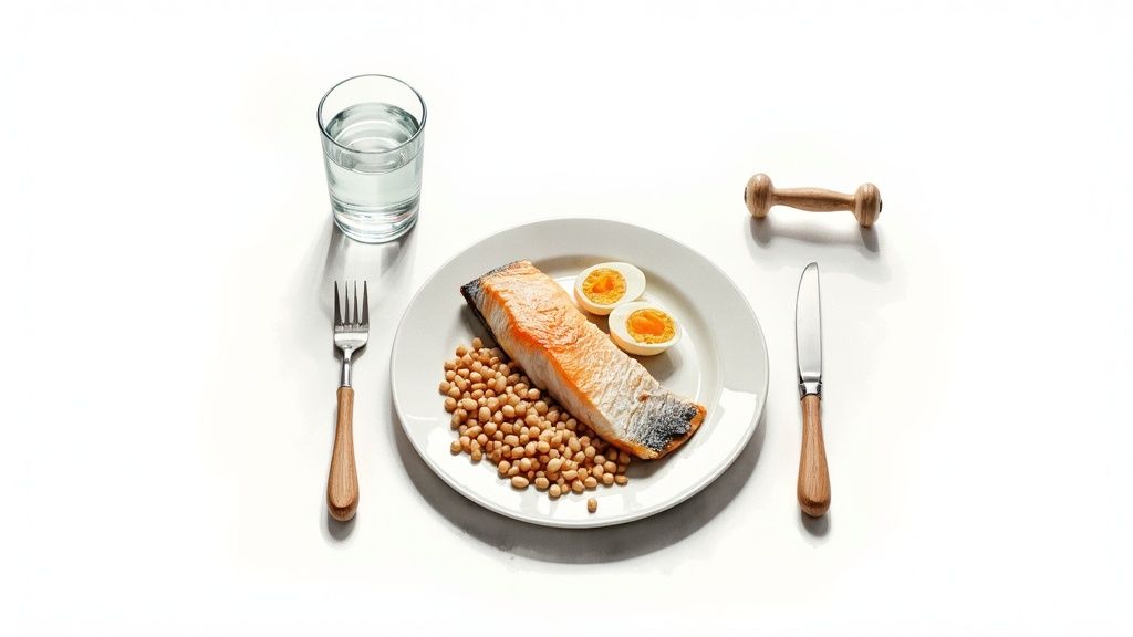 A close-up of a blood test report, with the albumin and globulin results highlighted, showing how they contribute to a complete picture.