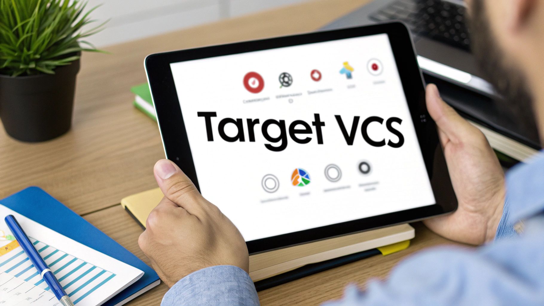 Screenshot of the Crunchbase homepage, showing a search bar and company logos, representing a primary tool for investor research.