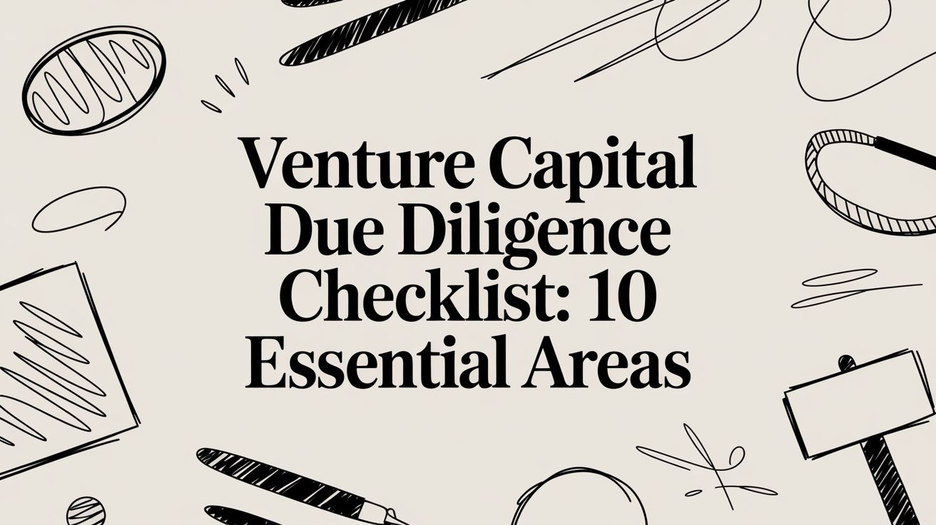 venture capital due diligence checklist: 10 essential areas