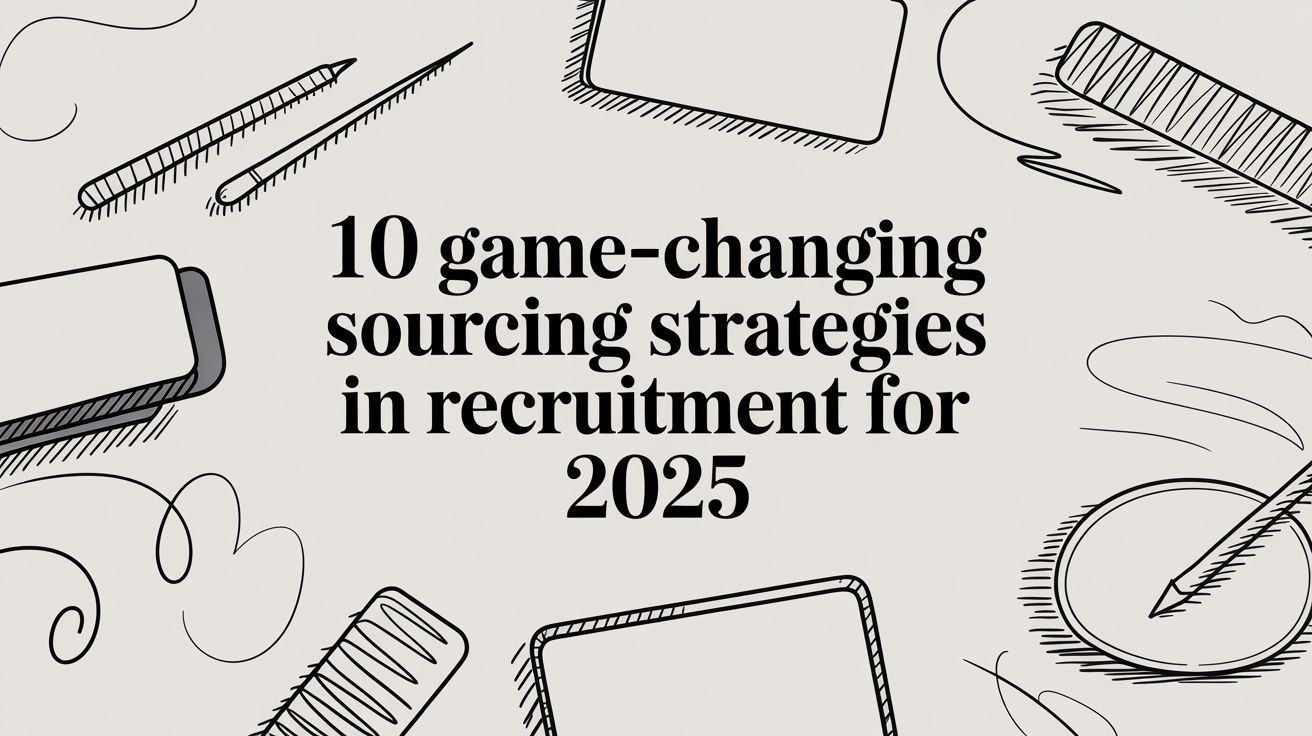 10 Game-Changing Sourcing Strategies in Recruitment for 2025