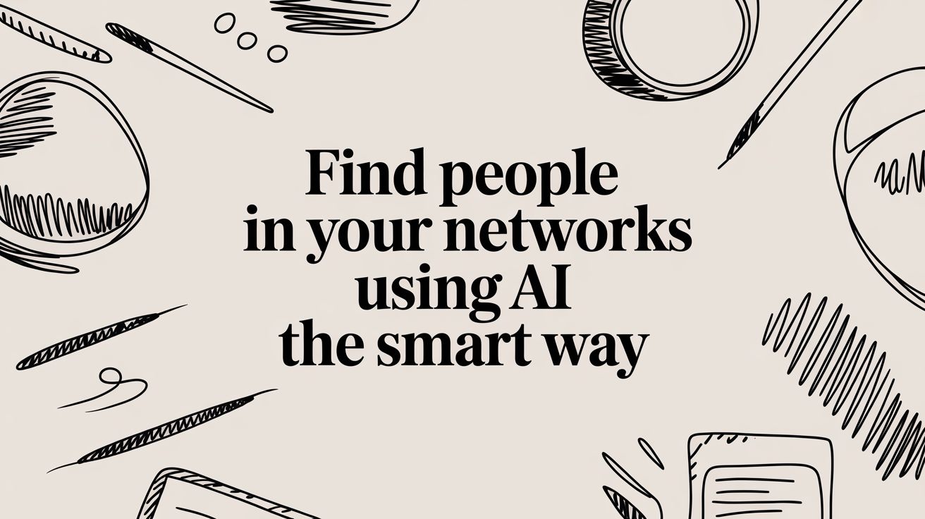 Find People in Your Networks Using AI The Smart Way