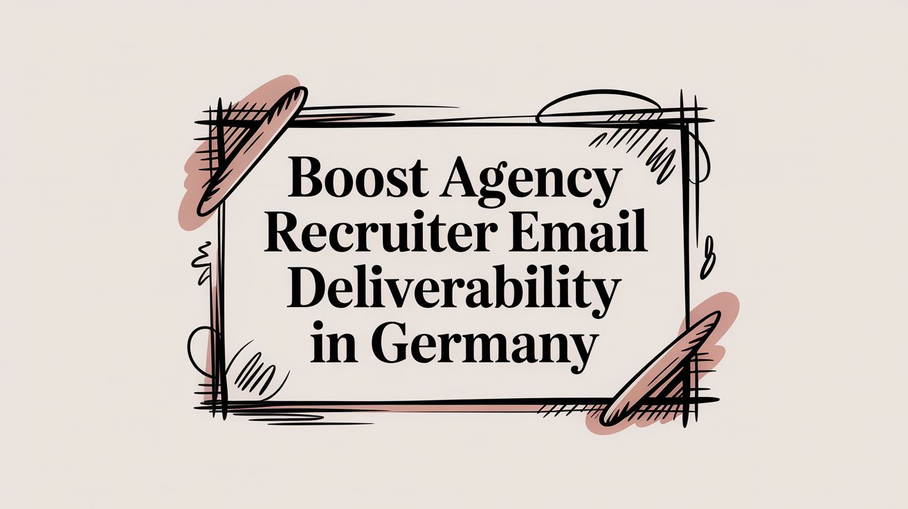 Boost Agency Recruiter Email Deliverability in Germany