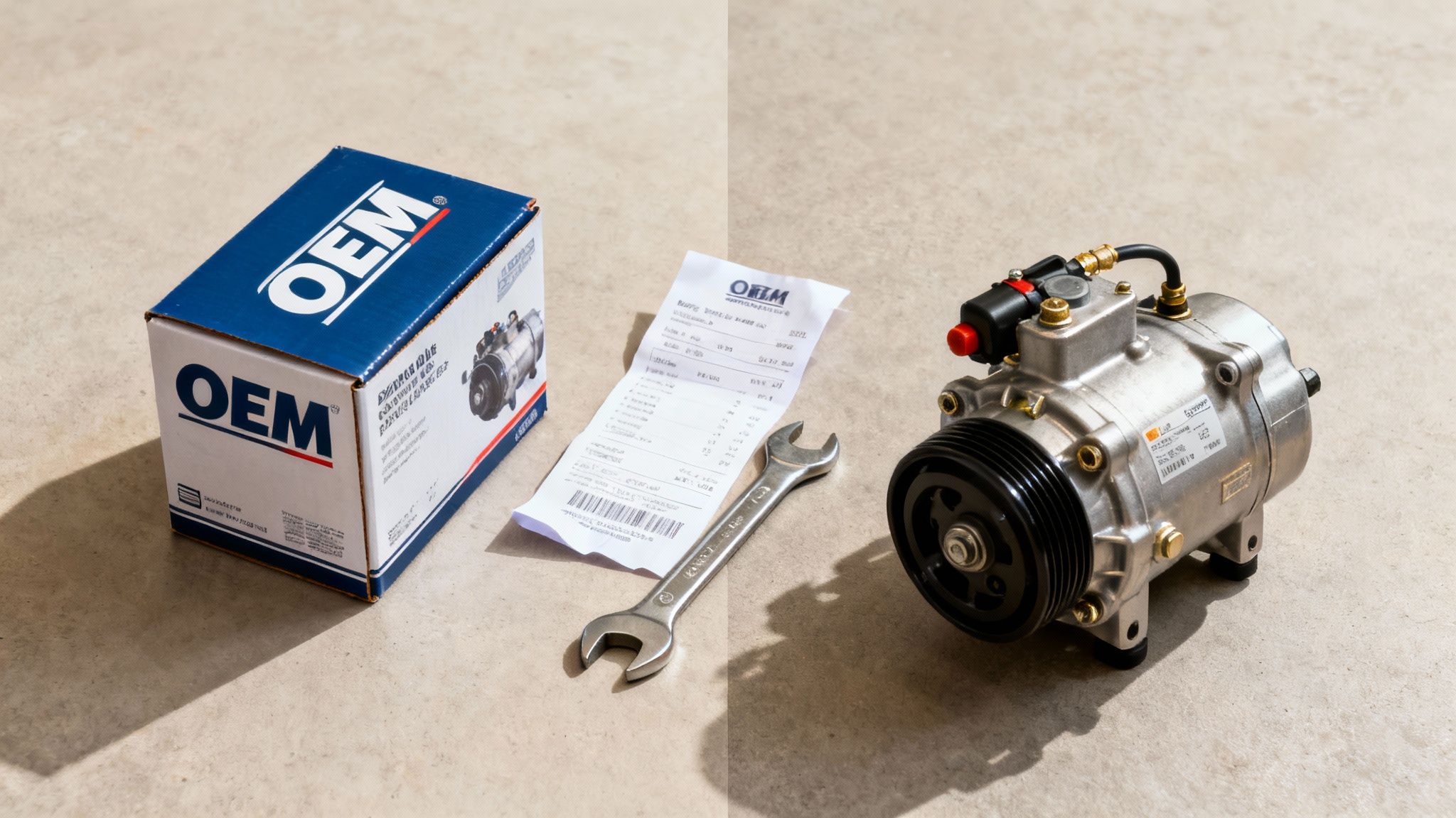 A person examining a refrigerator's user manual and warranty information