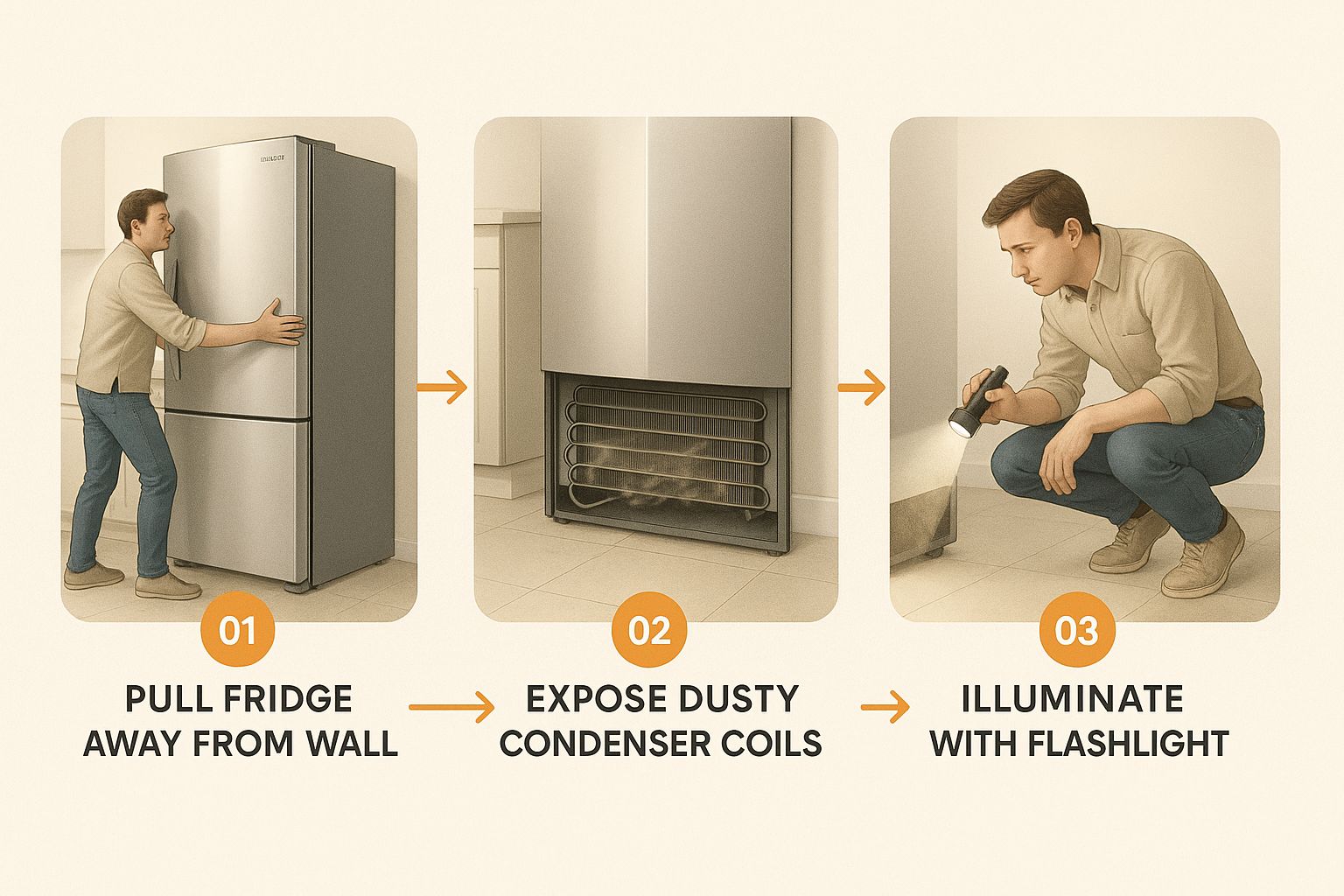 Infographic about samsung fridge not cooling reset