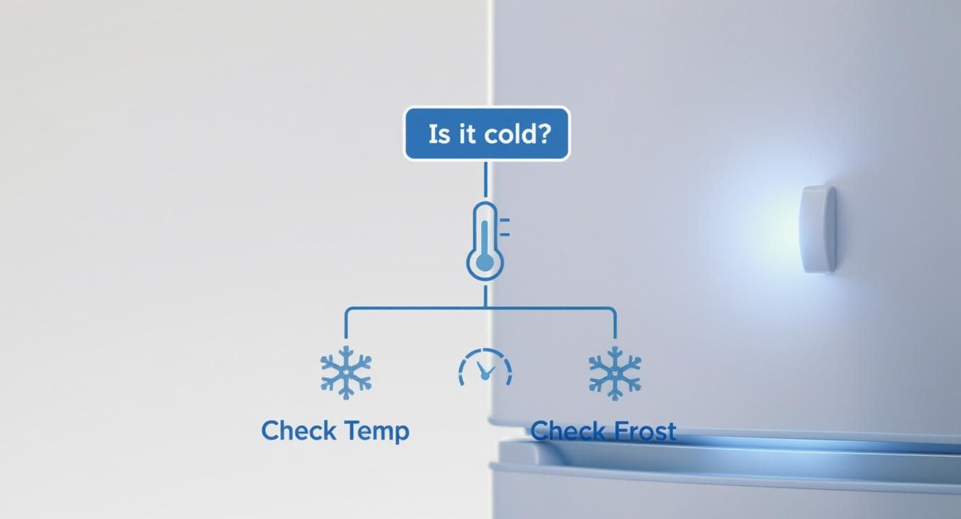 Infographic about troubleshooting kitchenaid refrigerator