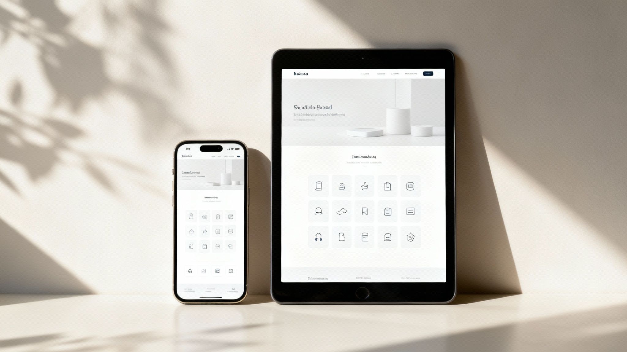 A graphic illustrating how a website's layout adapts seamlessly across a desktop monitor, tablet, and smartphone screen, demonstrating responsive design.