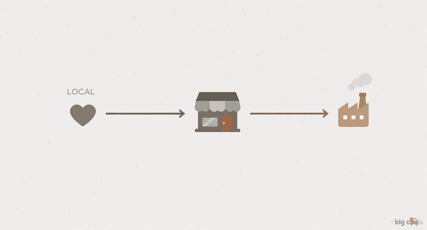 Infographic about local marketing for small business