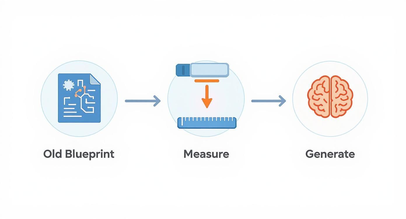 Infográfico sobre planta de edifício comercial