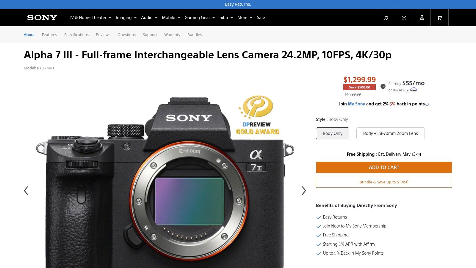 Sony Alpha a7 III