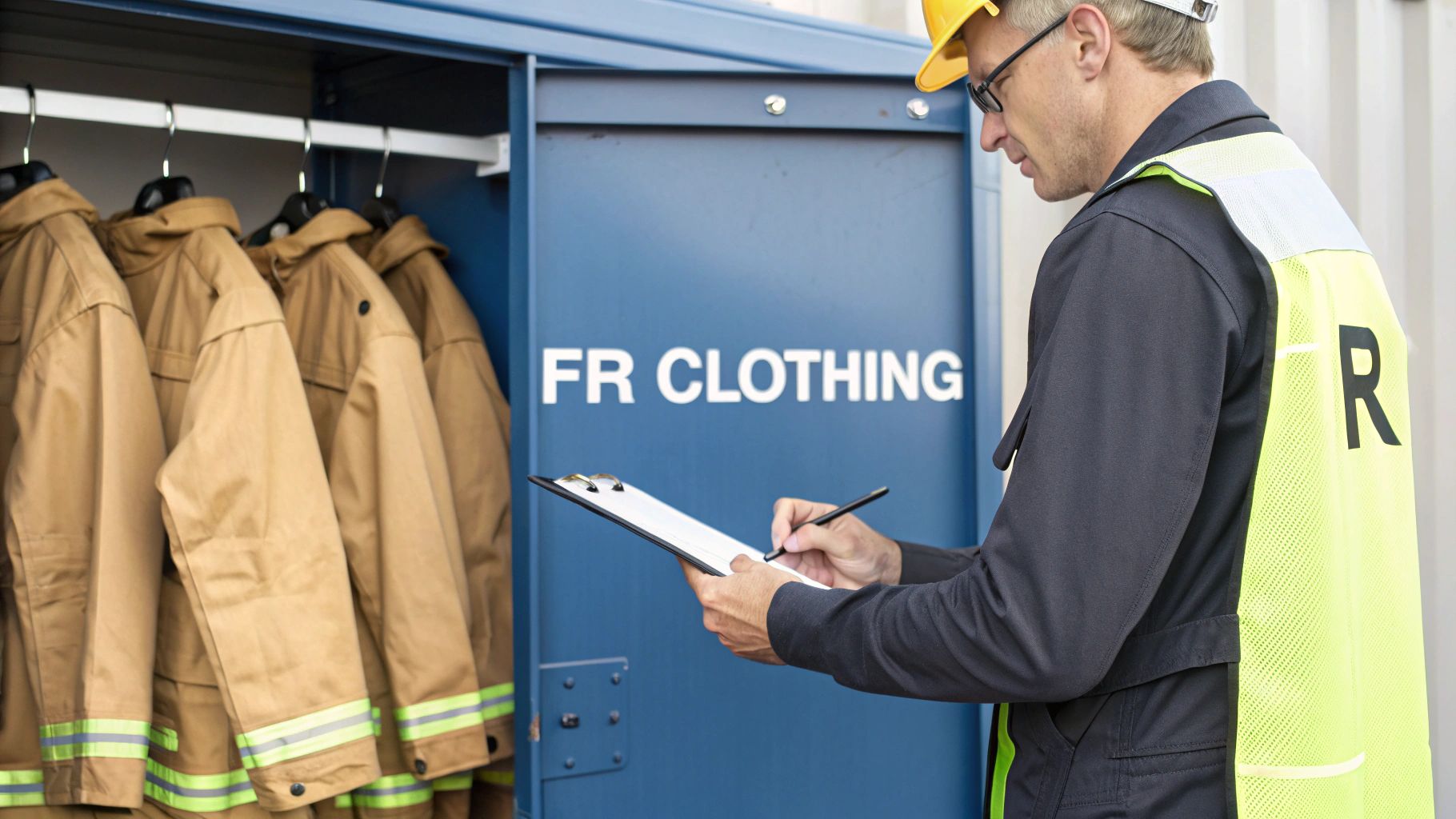 FR clothing inspection