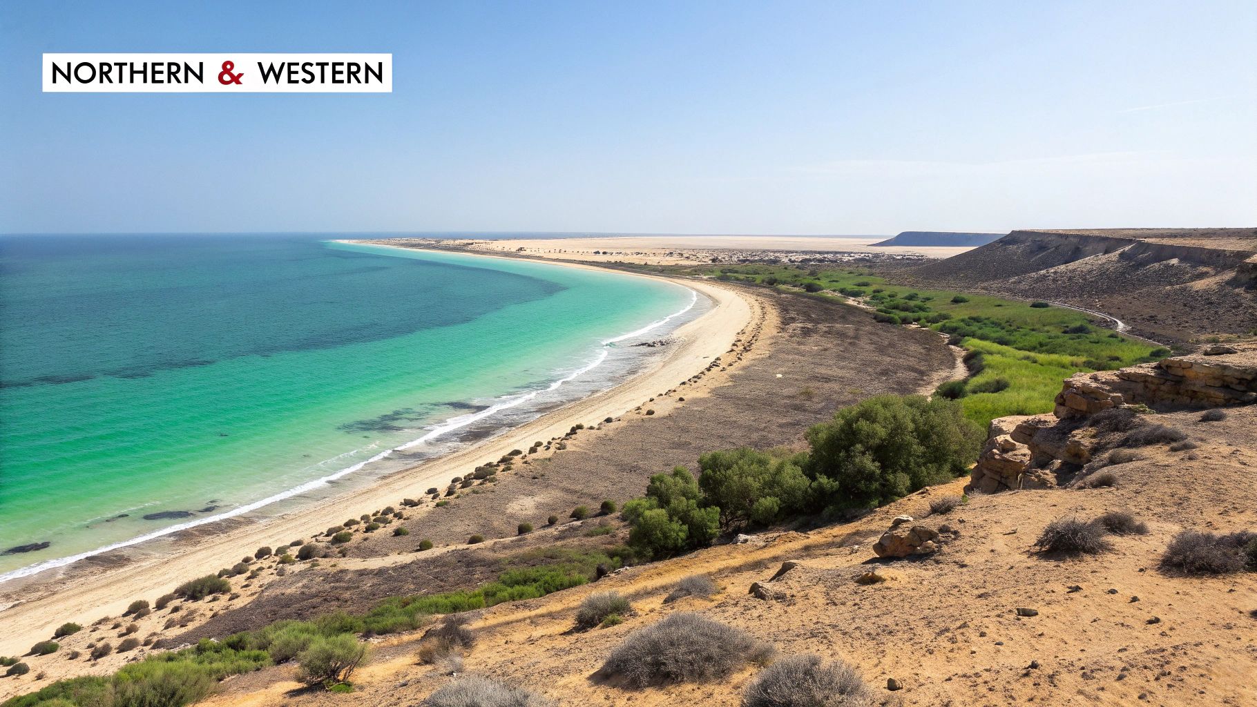 Map showing the regions of Northern and Western Africa