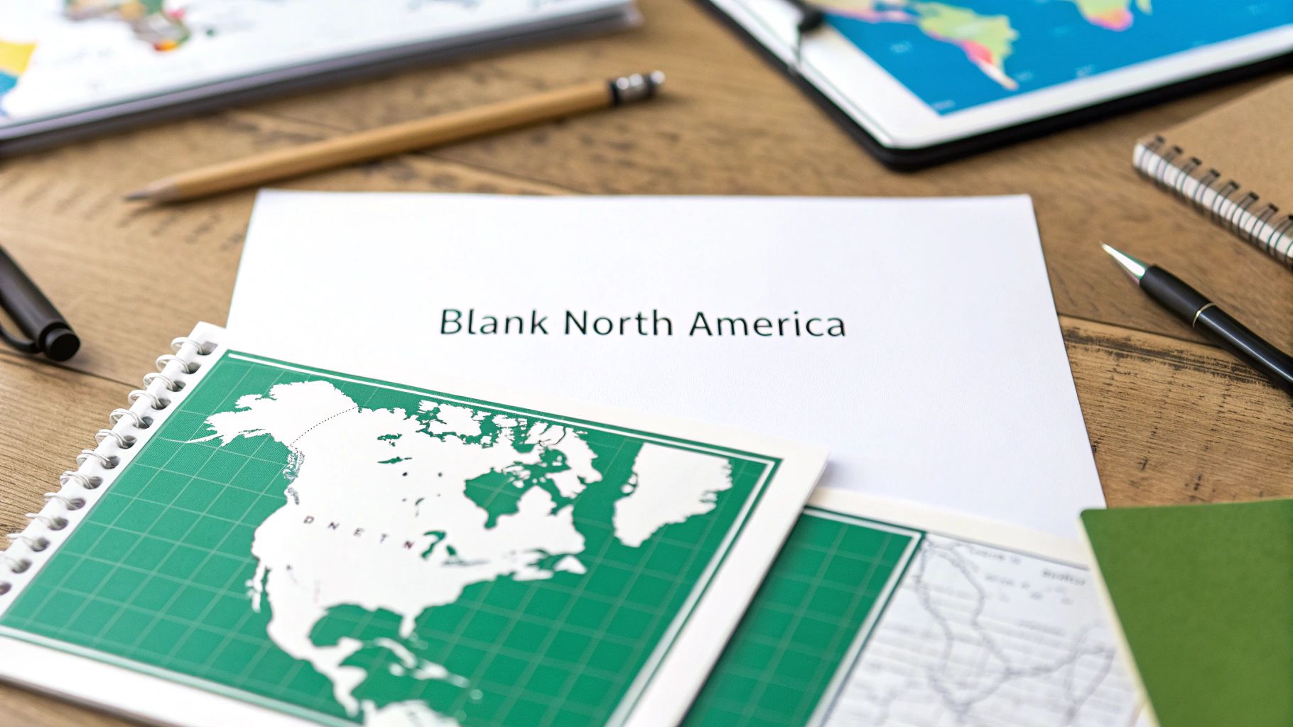 Your Guide to Blank North America Maps