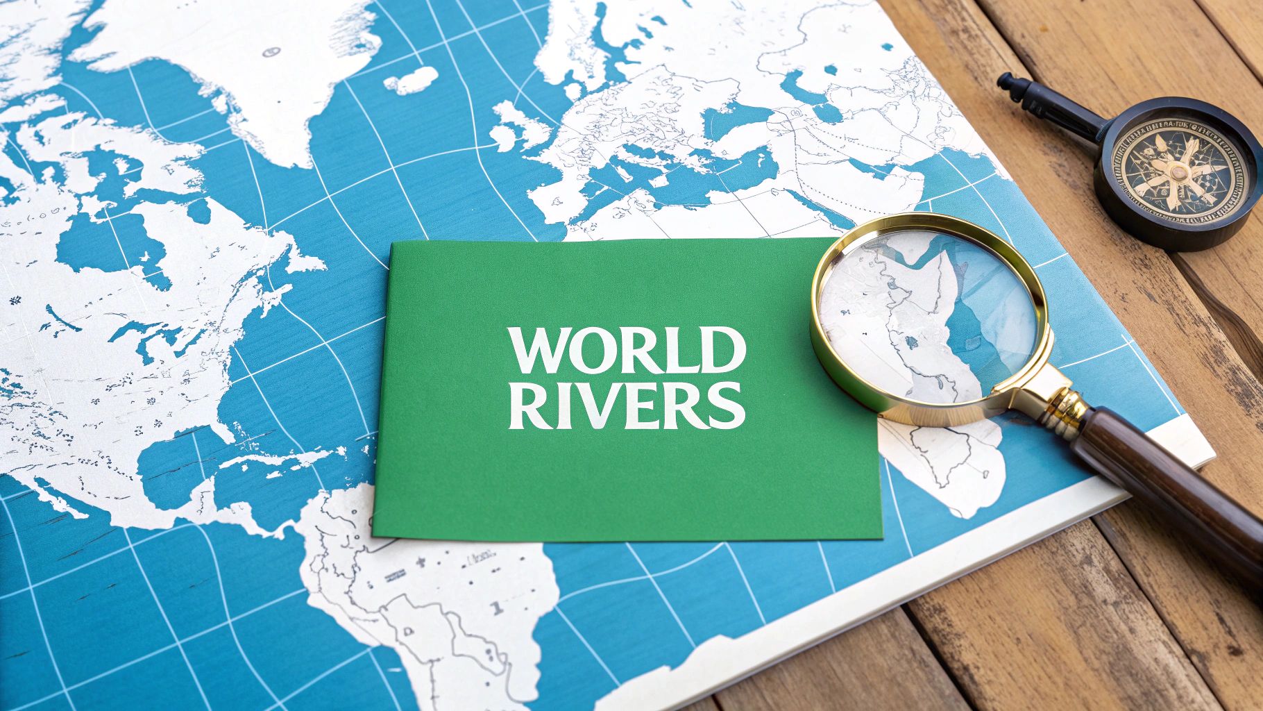 A Visual Guide to Major Rivers of the World Map