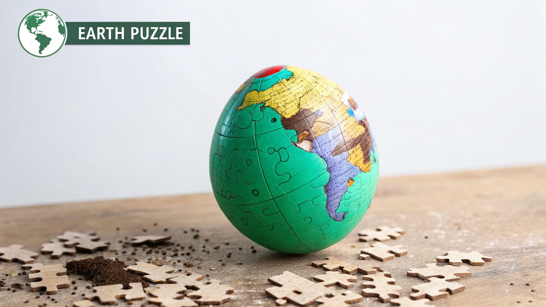 A cross-section of Earth showing the layers of crust, mantle, and core, with tectonic plates highlighted.