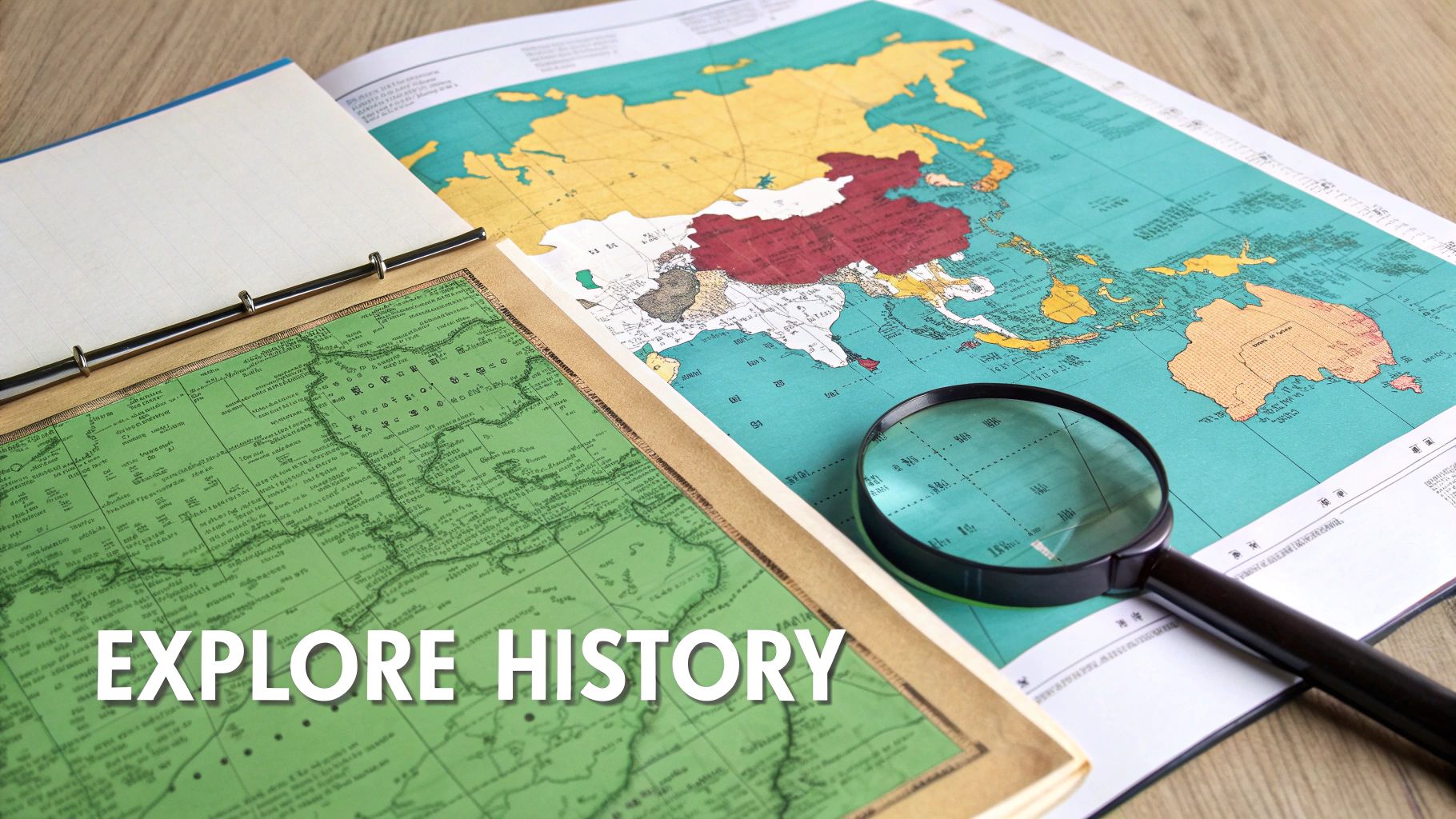 Historical map of Asia showing ancient empires and trade routes