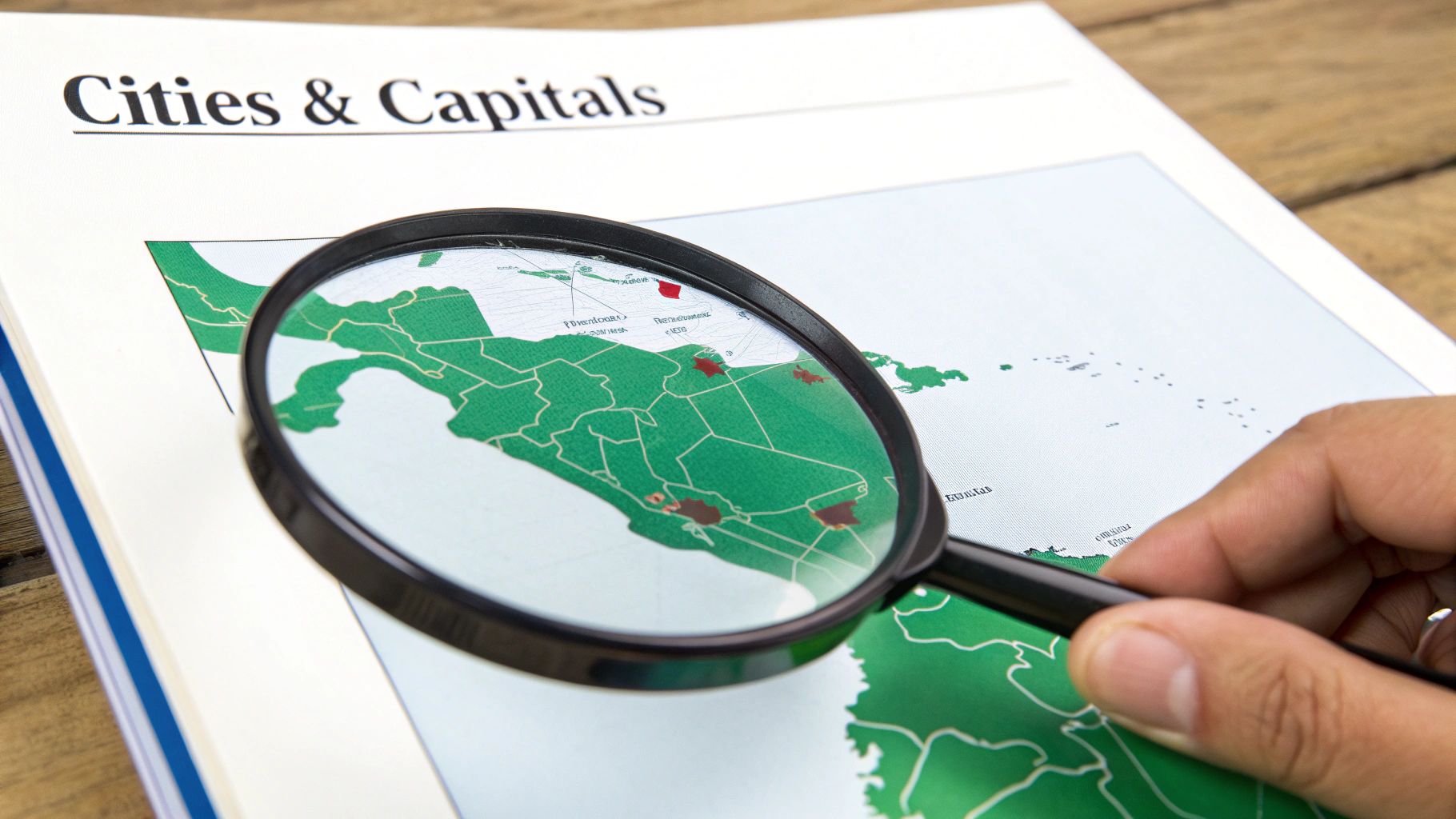 Map of Central America highlighting capital cities