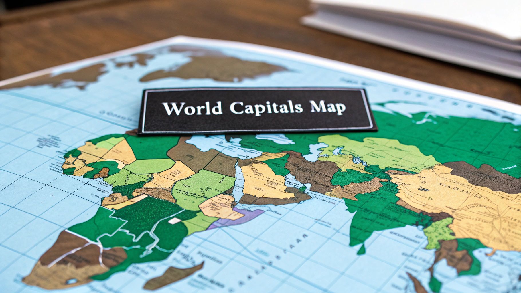 Your Interactive Map of World Capitals