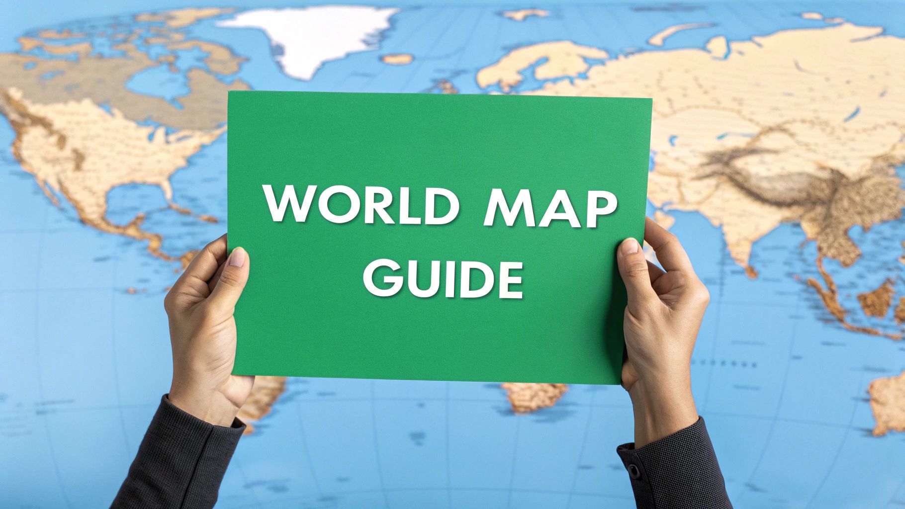Your Guide to the World Continents and Oceans Map