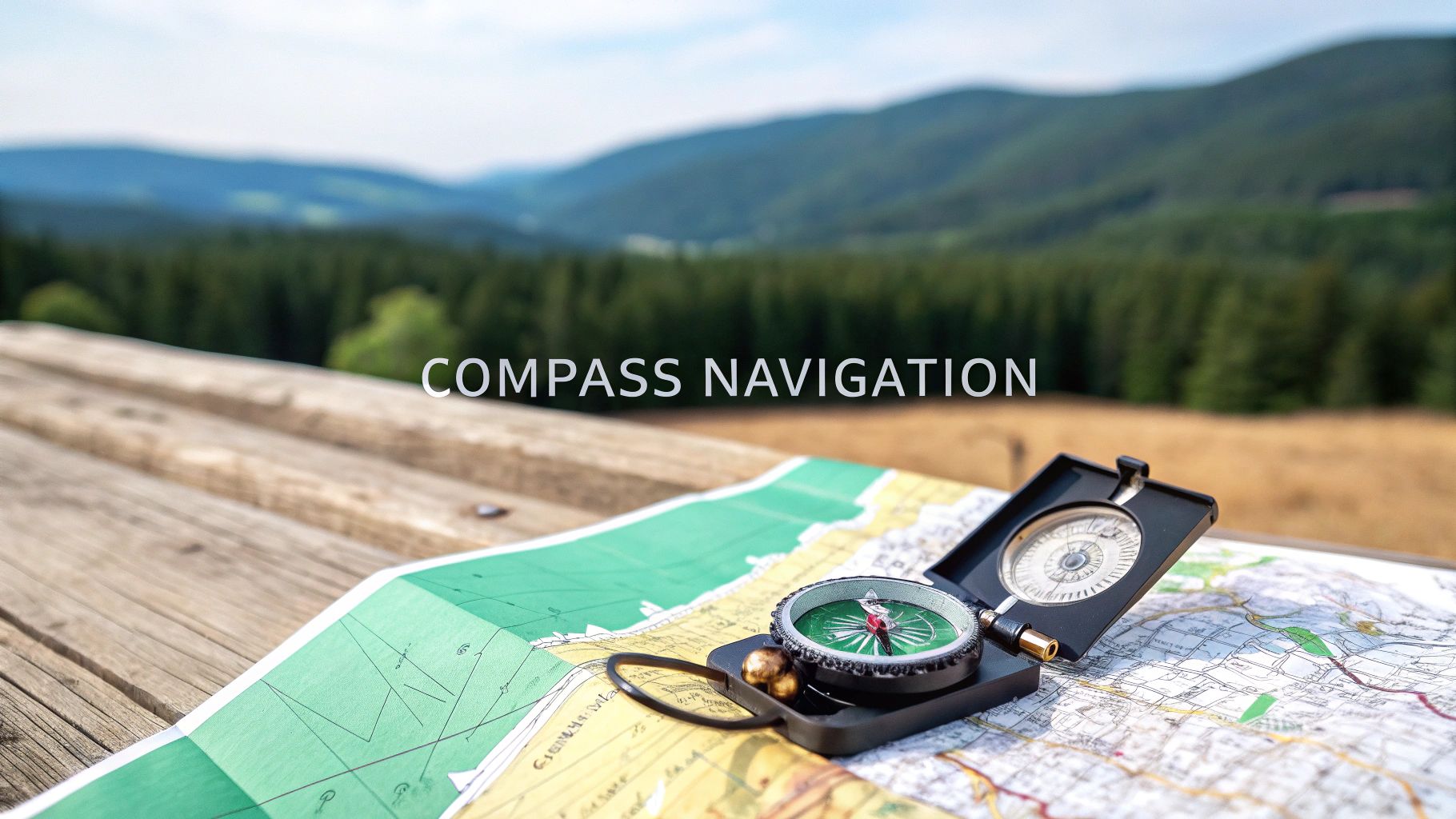 How to Use Compass and Map for Navigation