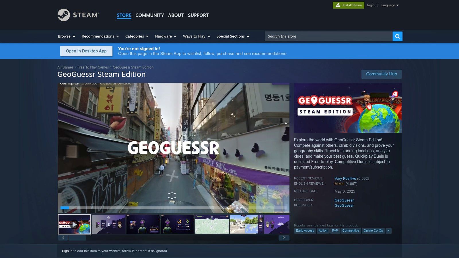 GeoGuessr – Steam Edition