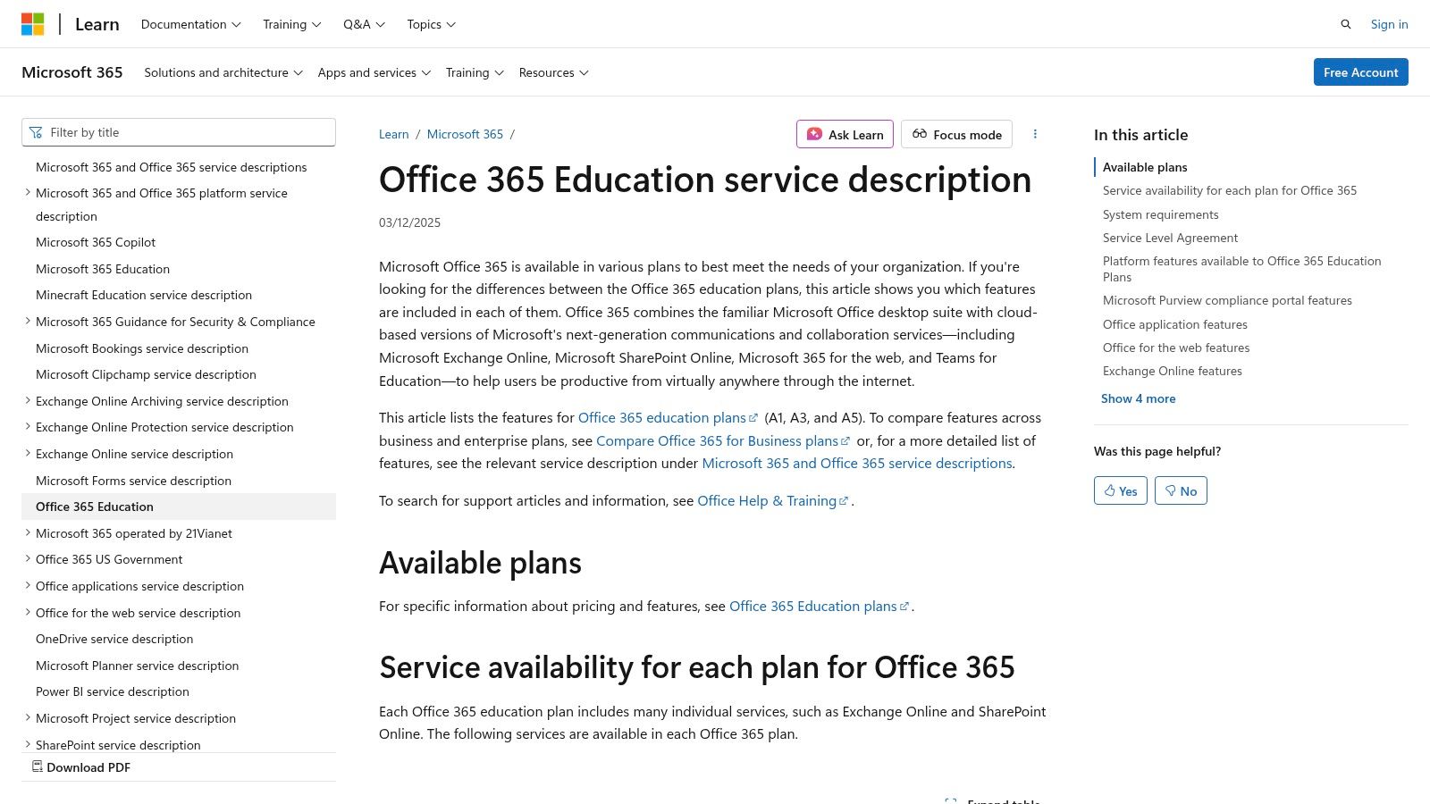 Microsoft 365 Education