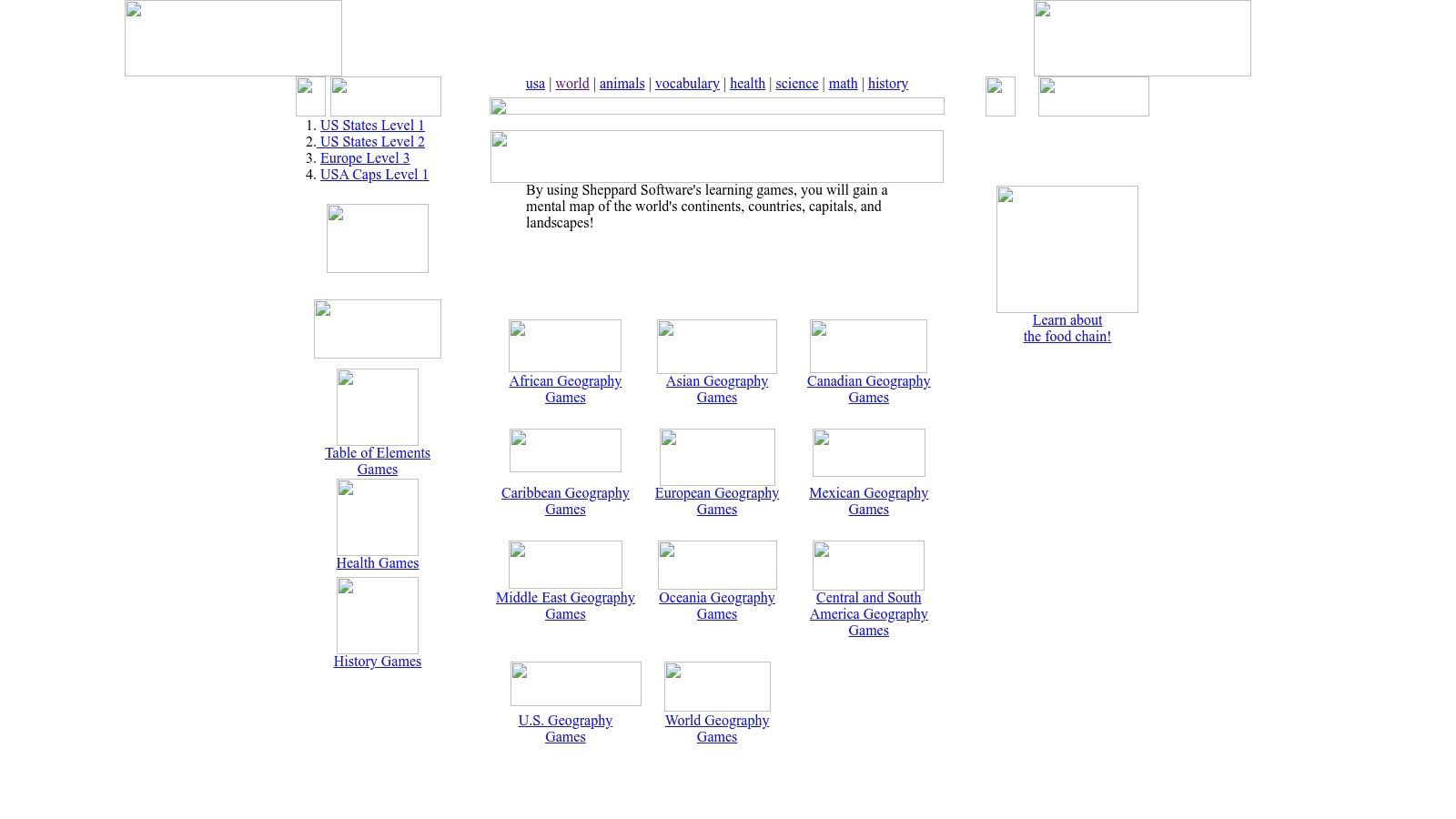 Sheppard Software – Geography