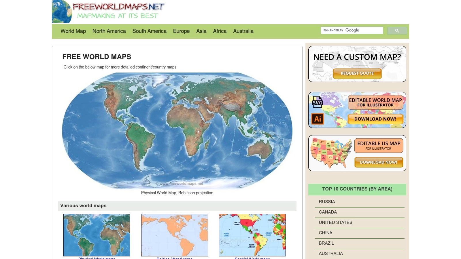 FreeWorldMaps.net