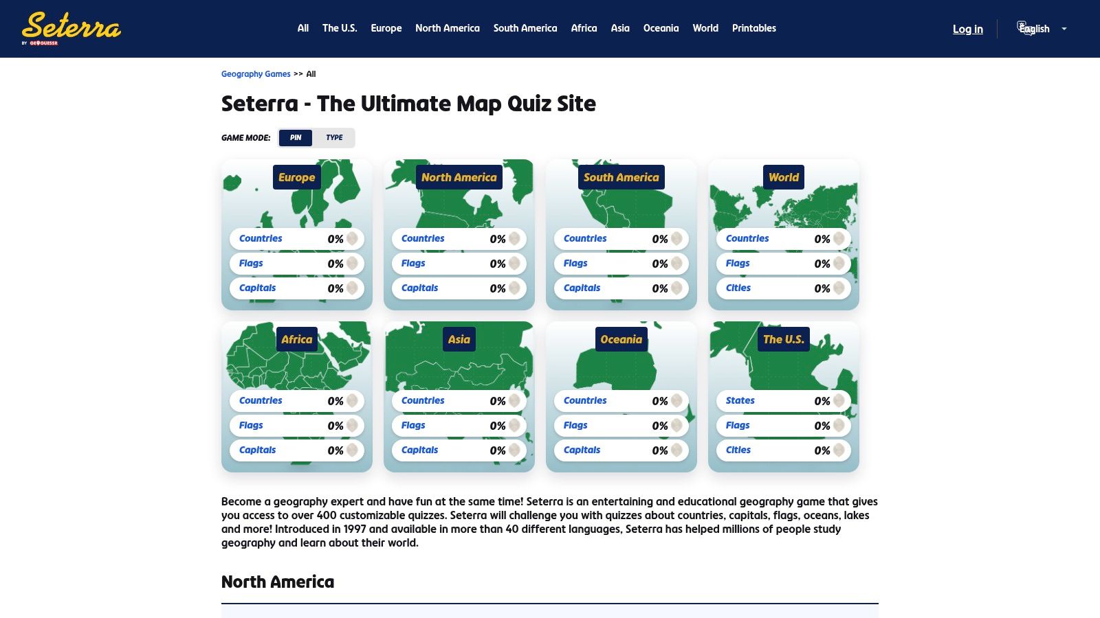 Seterra (by GeoGuessr)